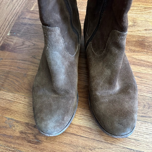 Frye Brown Suede Over the Knee Boots Woman's Size 10 - Picture 3 of 13